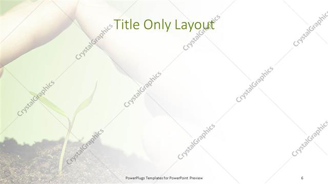 Title Only presentation slide layout