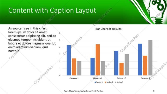 Content with Caption presentation slide layout