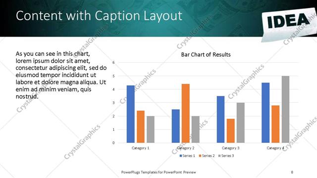 Content with Caption presentation slide layout