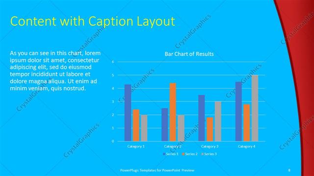 Content with Caption presentation slide layout