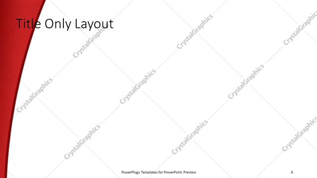 Title Only presentation slide layout