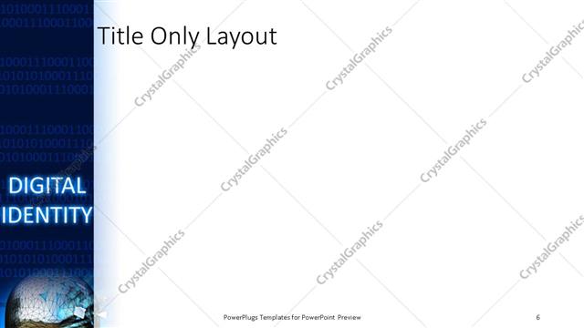 Title Only presentation slide layout