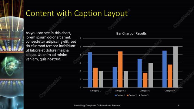 Content with Caption presentation slide layout