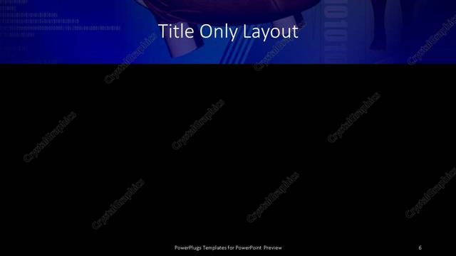 Title Only presentation slide layout