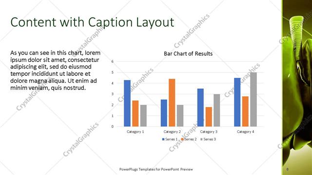 Content with Caption presentation slide layout