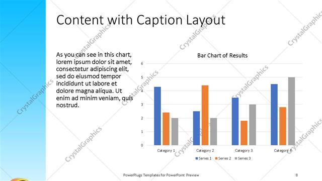 Content with Caption presentation slide layout