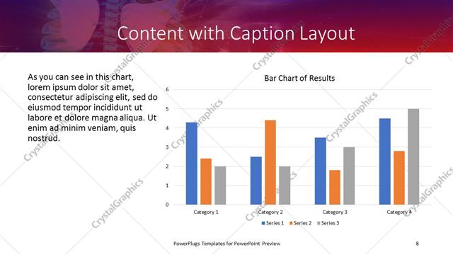 Content with Caption presentation slide layout