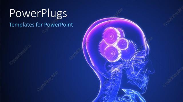  Presentation with gears - A human system with gears instead of brain