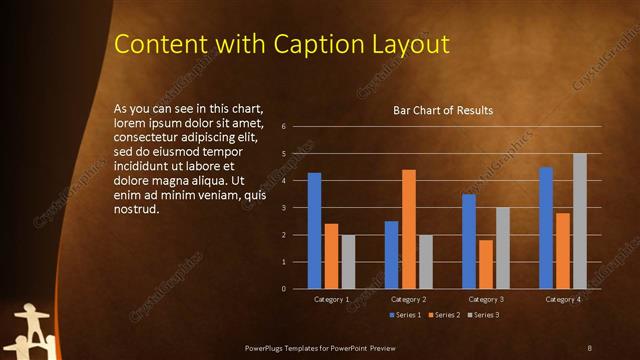 Content with Caption presentation slide layout
