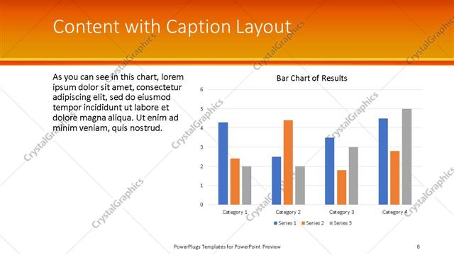 Content with Caption presentation slide layout