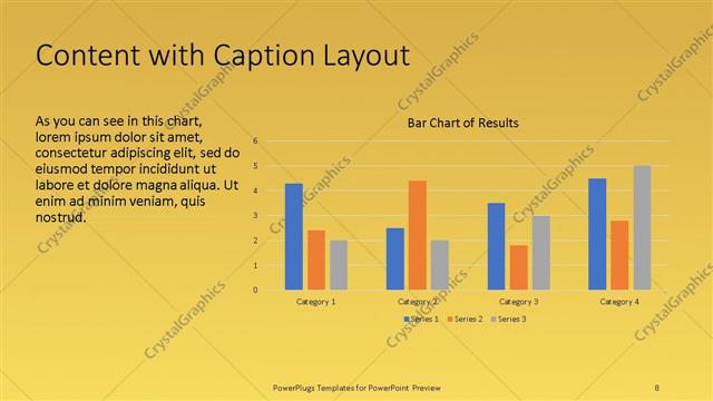 Content with Caption presentation slide layout