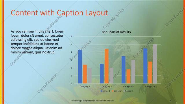 Content with Caption presentation slide layout