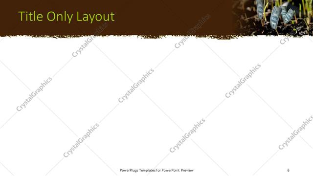 Title Only presentation slide layout