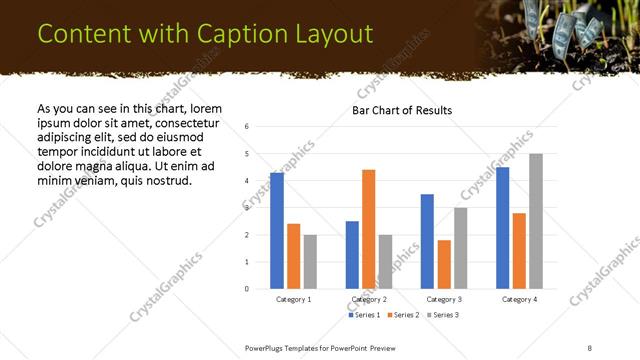 Content with Caption presentation slide layout