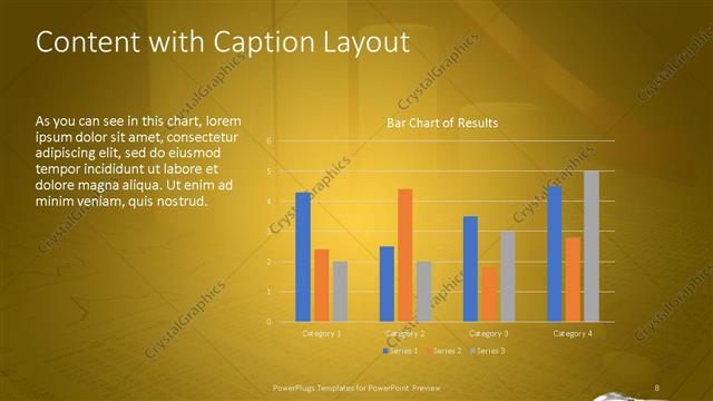 Content with Caption presentation slide layout
