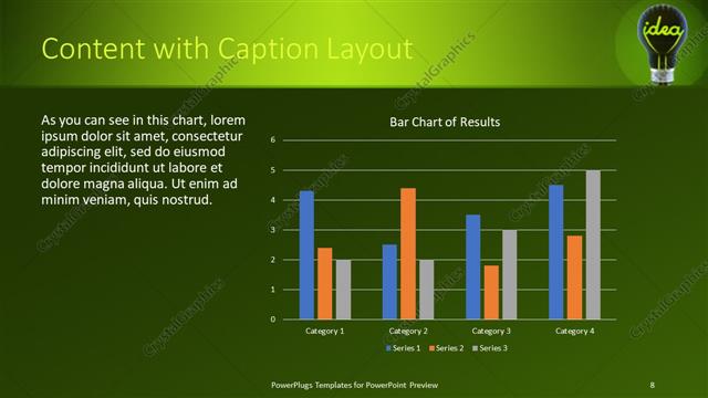 Content with Caption presentation slide layout