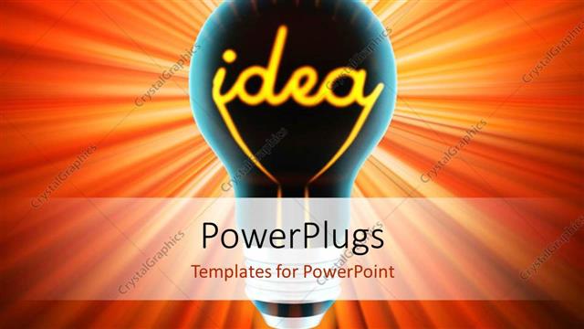  Presentation with lines - An idea with lines in the orange background