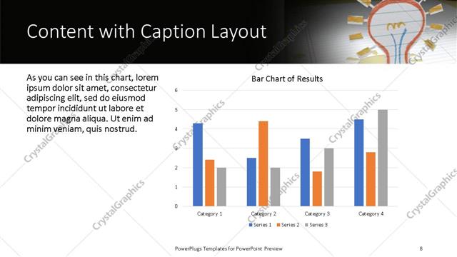 Content with Caption presentation slide layout
