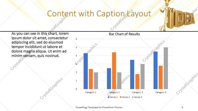 Content with Caption presentation slide layout