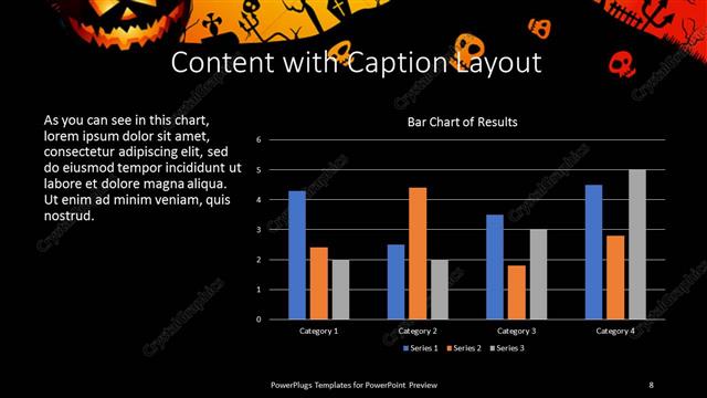 Content with Caption presentation slide layout