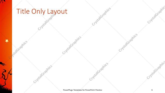 Title Only presentation slide layout