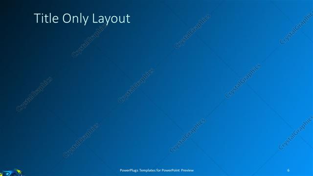 Title Only presentation slide layout