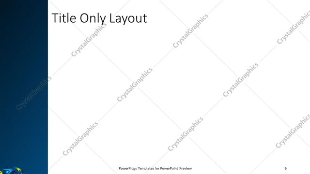 Title Only presentation slide layout