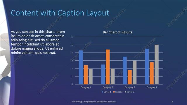 Content with Caption presentation slide layout
