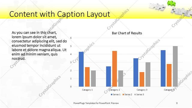 Content with Caption presentation slide layout