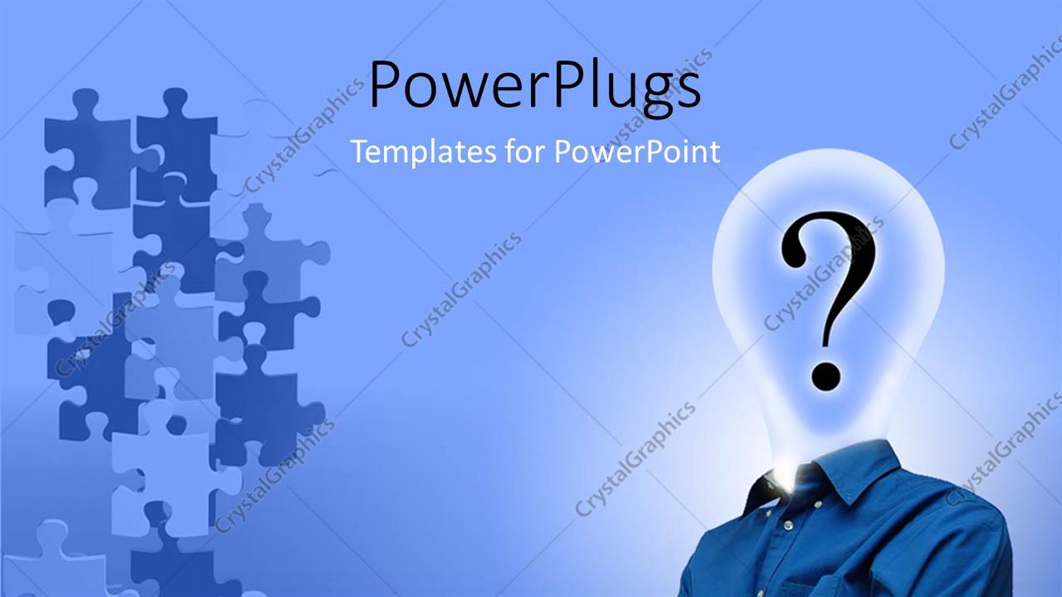 Featuring Incomplete Jigsaw Puzzle with scattered Pieces and Human with Questions  