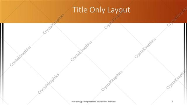 Title Only presentation slide layout