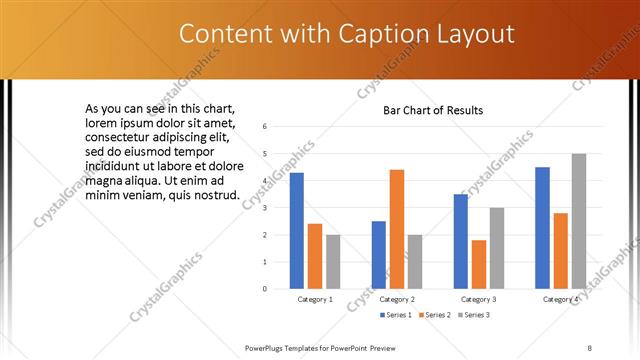 Content with Caption presentation slide layout