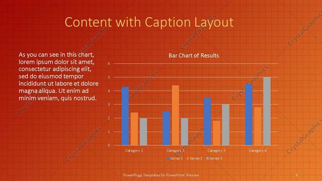 Content with Caption presentation slide layout