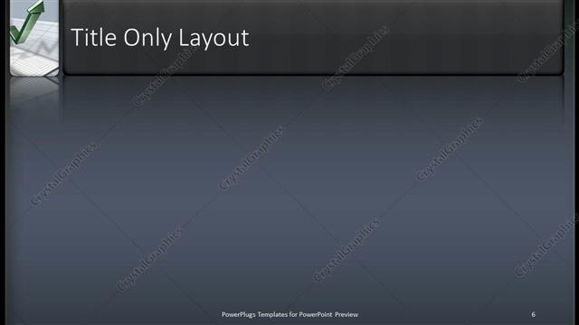 Title Only presentation slide layout