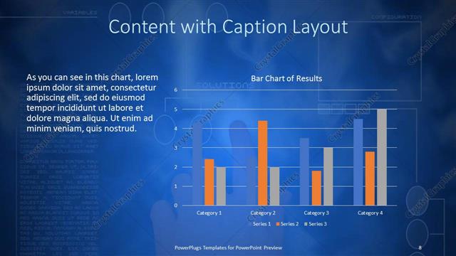 Content with Caption presentation slide layout