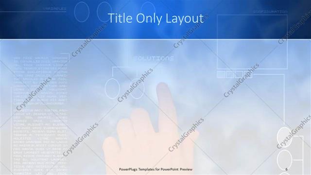 Title Only presentation slide layout