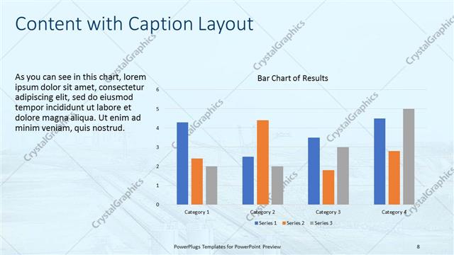 Content with Caption presentation slide layout