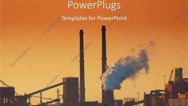  Presentation with industry - An industrial background with place for text in front