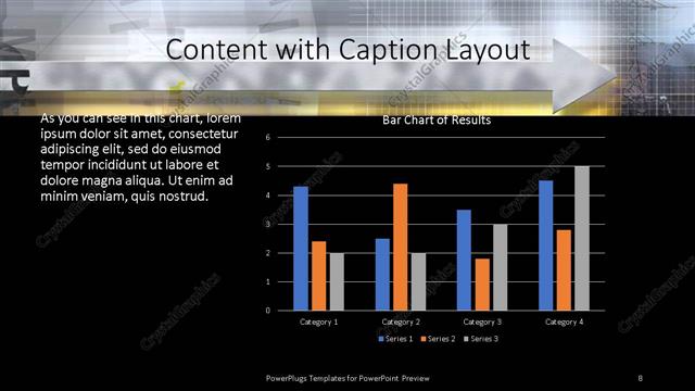 Content with Caption presentation slide layout
