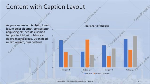Content with Caption presentation slide layout