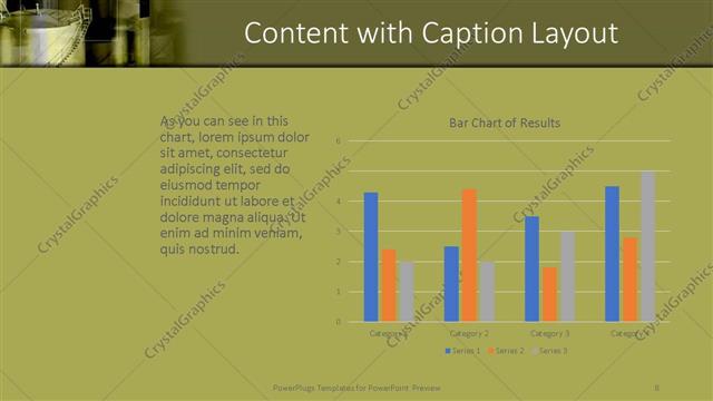 Content with Caption presentation slide layout