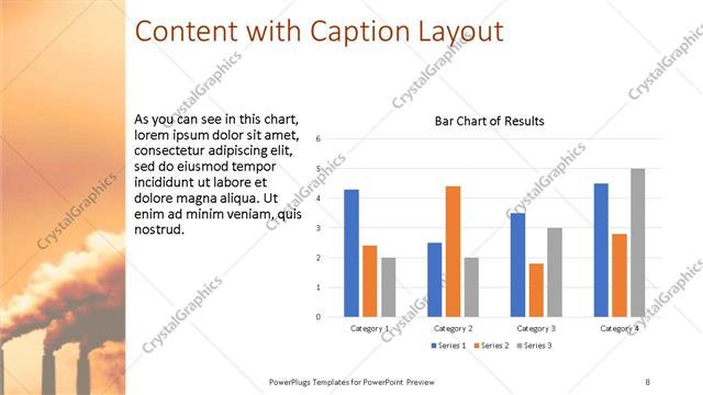 Content with Caption presentation slide layout