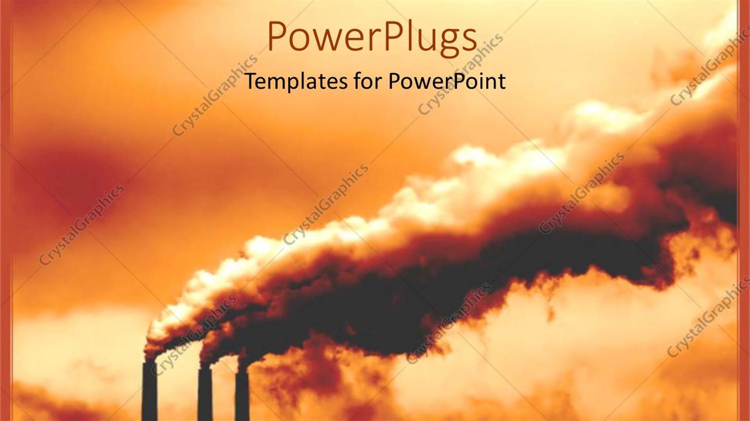 Featuring an Industry with Clouds Made of Smoke