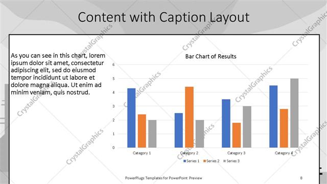 Content with Caption presentation slide layout