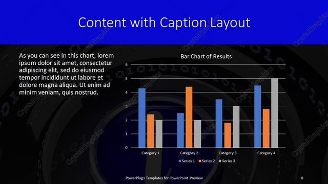 Content with Caption presentation slide layout