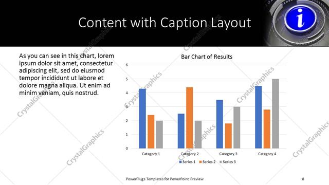 Content with Caption presentation slide layout