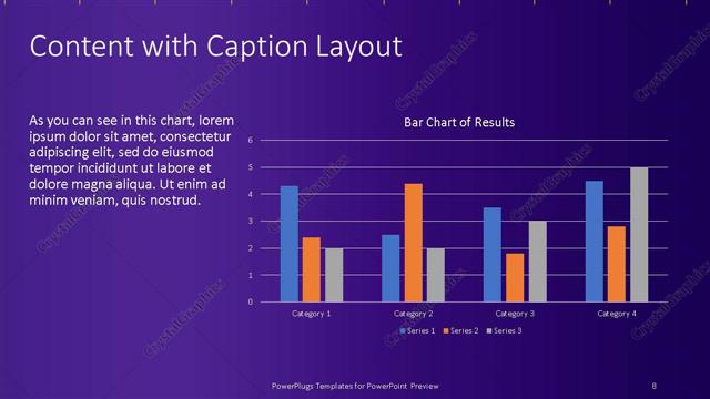 Content with Caption presentation slide layout