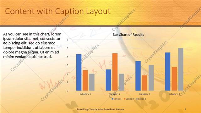 Content with Caption presentation slide layout