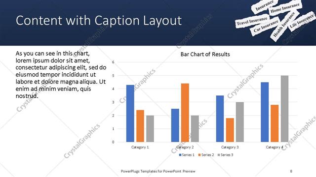 Content with Caption presentation slide layout
