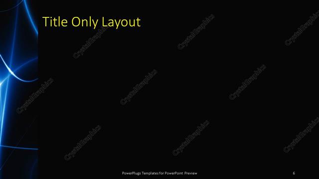 Title Only presentation slide layout